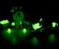 JOVI Glow prírodná plastelína 10 x 15 g – 8 farieb + 2 svietiace v tme