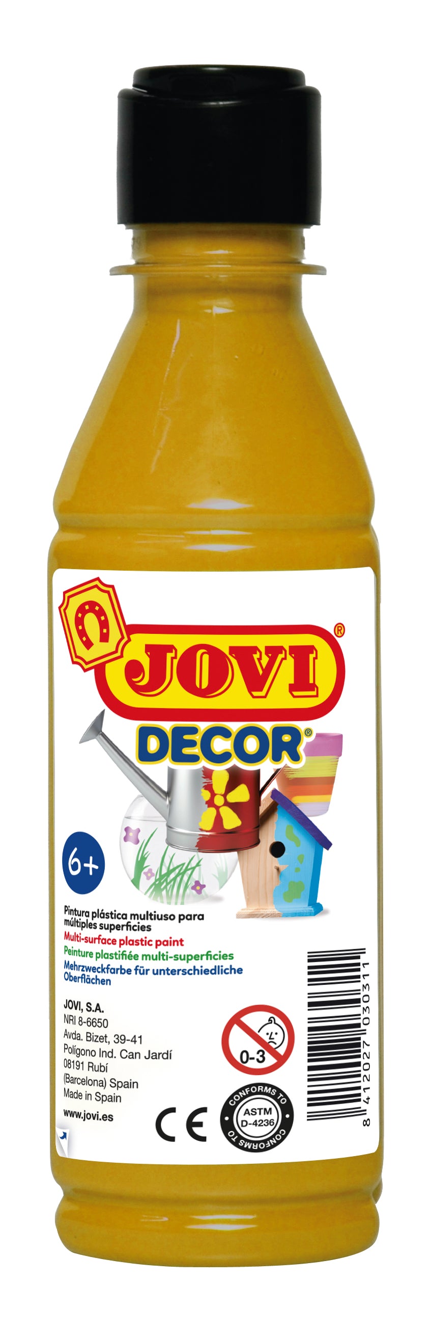 JOVI Jovidecor akrylová farba 250 ml – zlatá