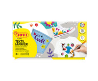 Fixky na textil JOVI Jovidecor Textil so štetcovým hrotom – 48 ks / 12 farieb