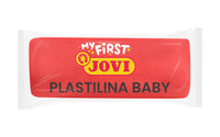 Mäkká prírodná plastelína Jovi My First 10 x 38 g červená vo vedierku
