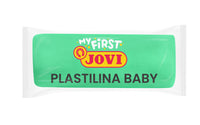 Mäkká prírodná plastelína JOVI My First 10 x 38 g zelená vo vedierku