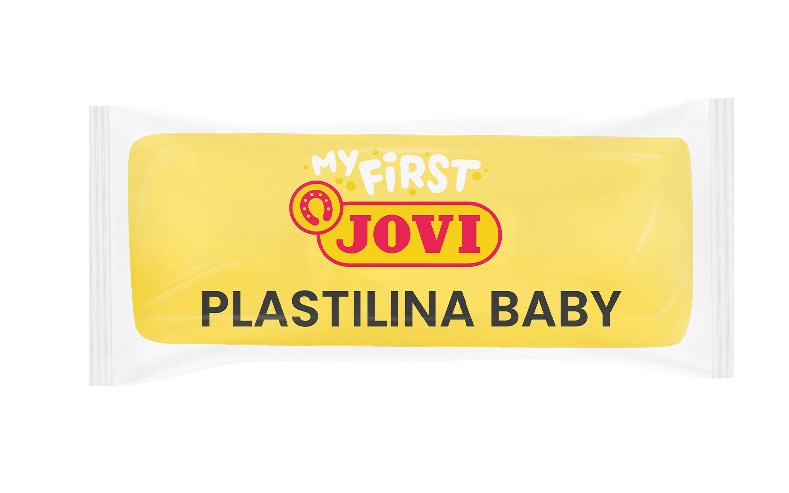 JOVI My First mäkká prírodná plastelína vo vedierku 10 x 38 g - žltá