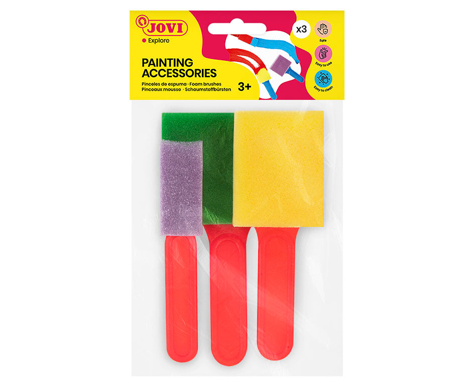 JOVI veľké penové štetce 3 ks