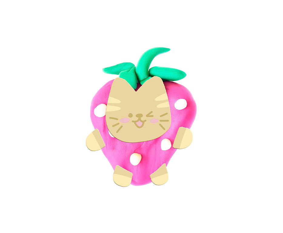 JOVI Play&Fun Kawaii prírodná plastelína v kufríku – sada s príslušenstvom