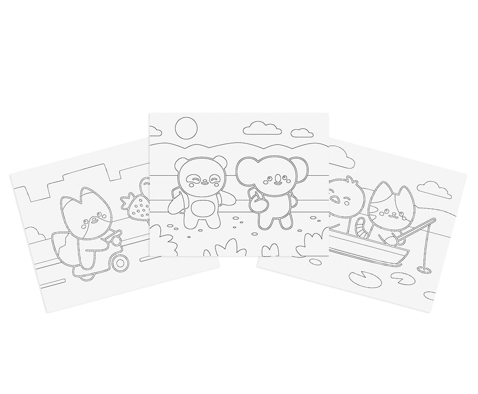 JOVI Play&Fun Kawaii sada na maľovanie pieskom – 12 ks