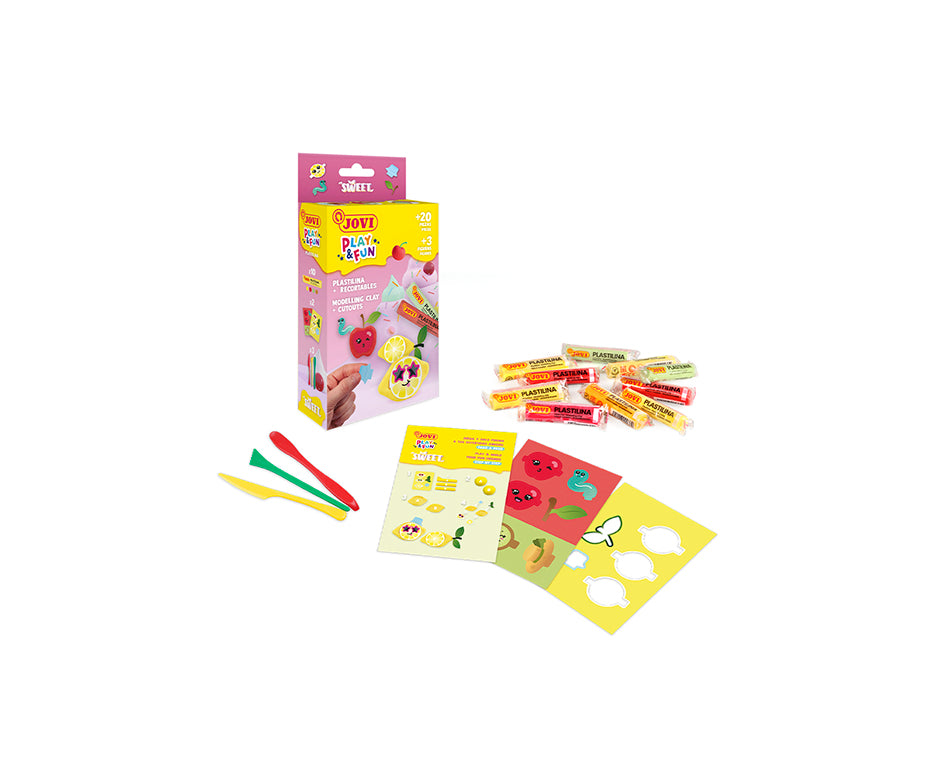 JOVI Play&Fun Mini sada s prírodnou plastelínou
