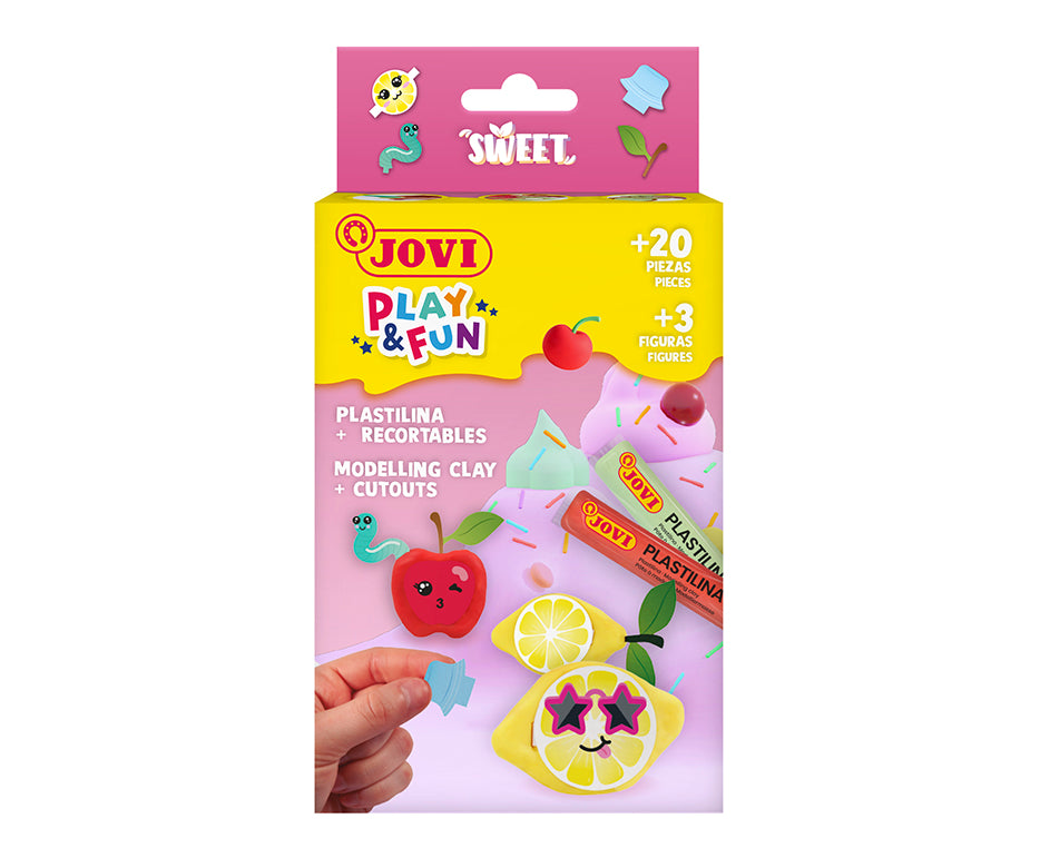 JOVI Play&Fun Mini sada s prírodnou plastelínou
