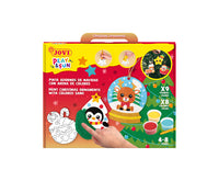 JOVI Play&Fun sada na maľovanie pieskom Christmas Ornaments - 12 ks