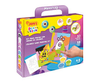 JOVI Play&Fun sada na maľovanie pieskom Monsters 12 ks