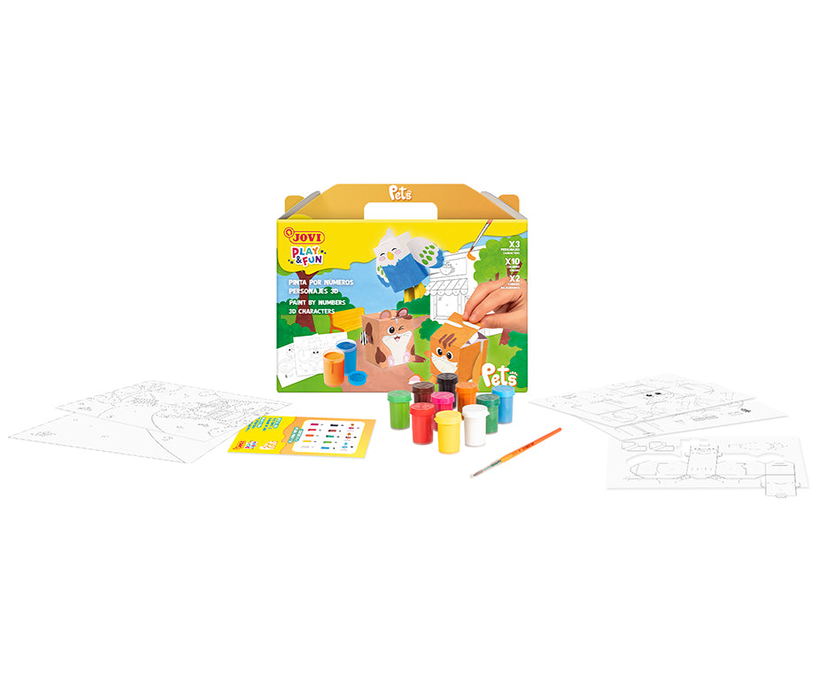 JOVI Play & Fun sada na maľovanie gvašovou temperou 17 ks