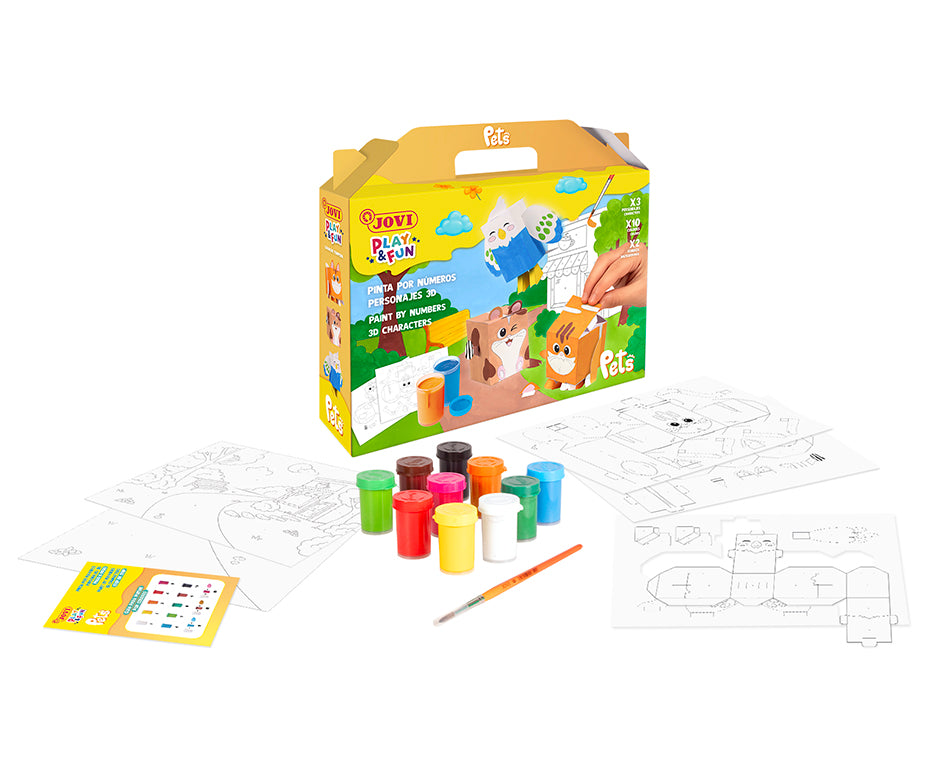 JOVI Play & Fun sada na maľovanie gvašovou temperou 17 ks