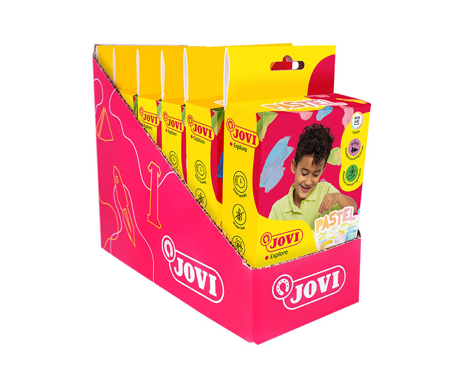 JOVI Premium pastelové temperové farby 6 x 35 ml so štetcom