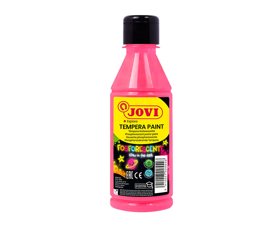 JOVI Premium temperová farba neónová 250 ml – ružová