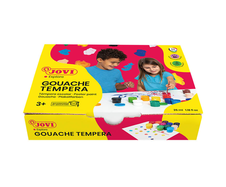 Jovi Premium temperové farby 12 x 35 ml so štetcom