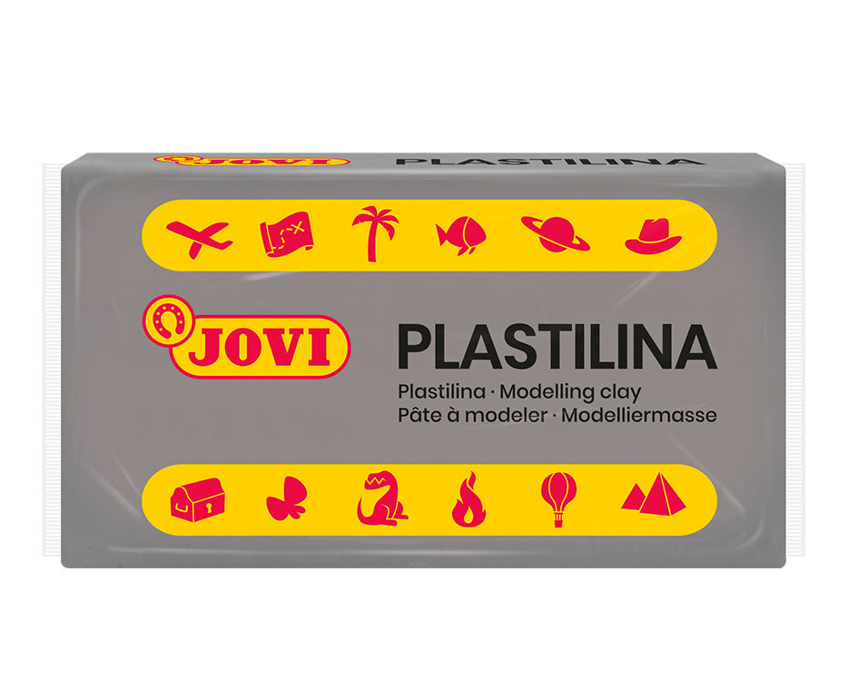 JOVI prírodná plastelína 50 g - sivá