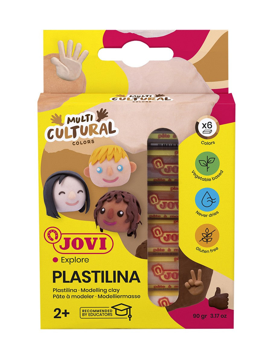 JOVI prírodná plastelína odtiene pleti 6 x 15 g