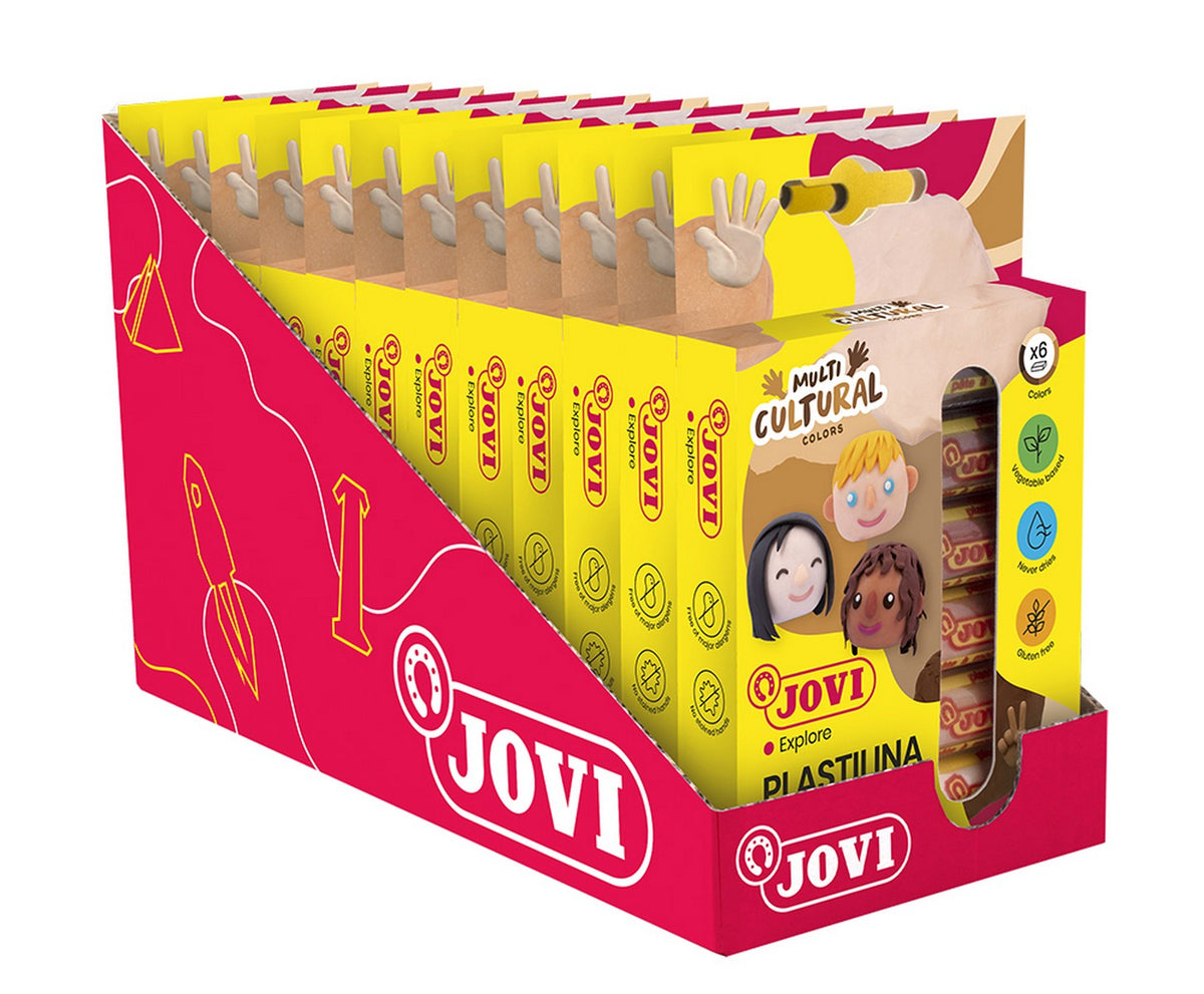 JOVI prírodná plastelína odtiene pleti 6 x 15 g