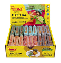 JOVI prírodná plastelína odtiene prírody 18 x 50 g