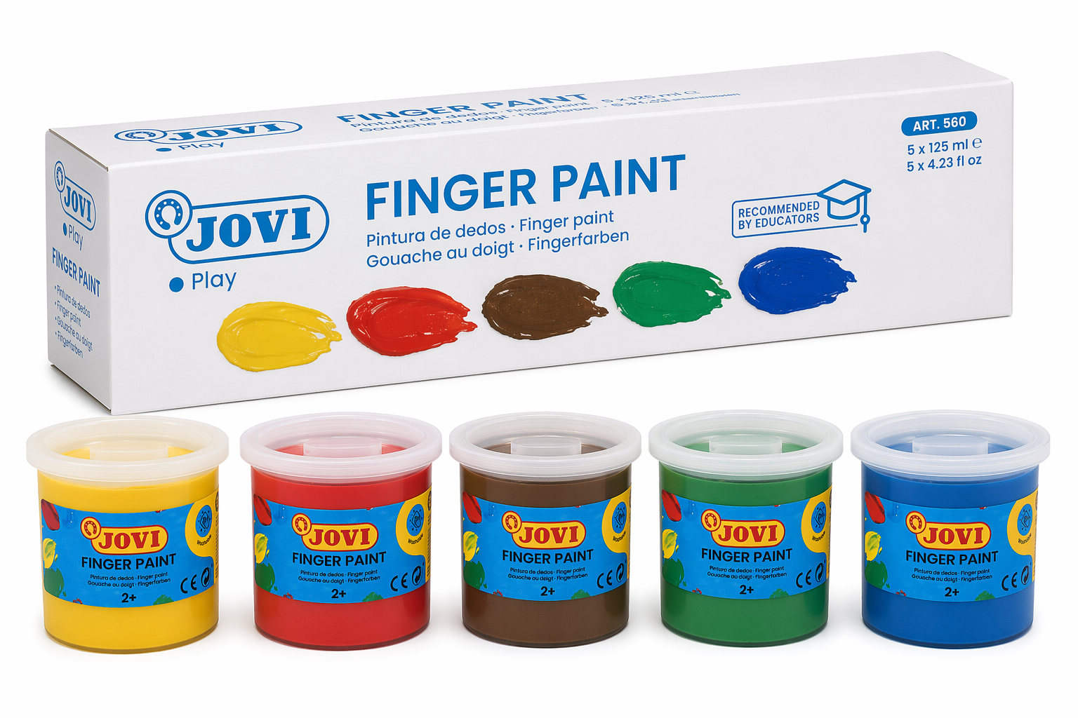 JOVI prstové farby 5 x 125 ml