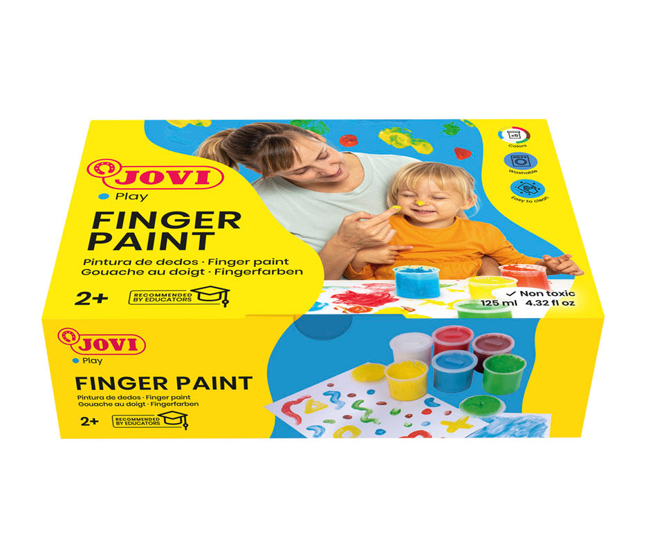 Prstové farby JOVI 6 x 125 ml
