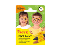 JOVI sada farieb na tvár v tyčinkách 3 x 5,6 g - žltá, hnedá, čierna