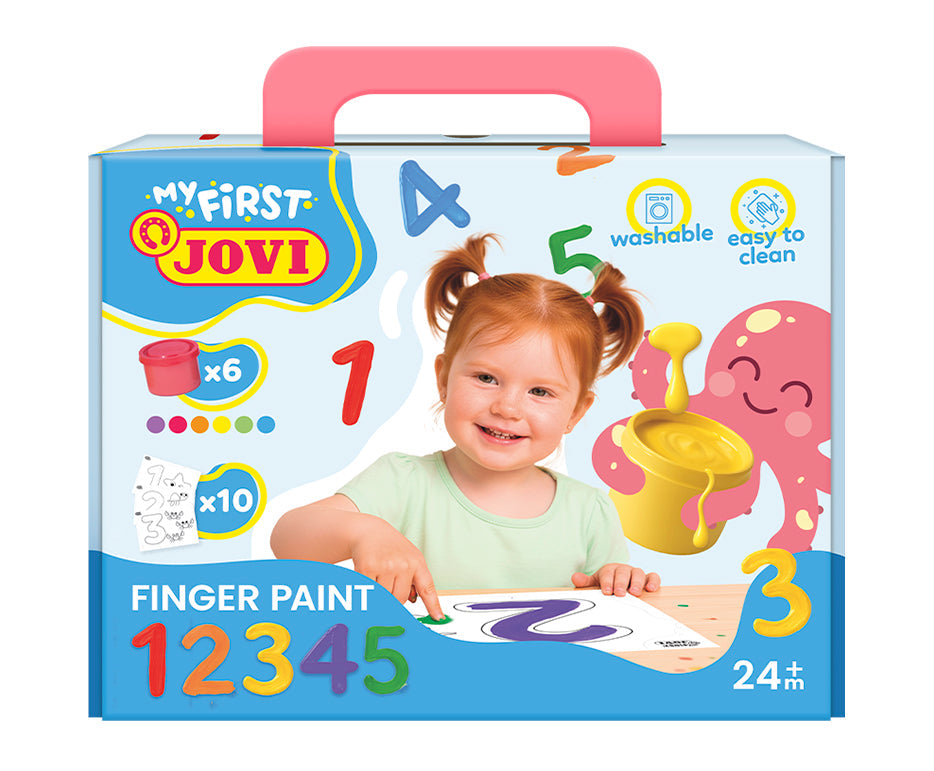 Jovi sada prstových farieb My First prvé čísla – 11 ks