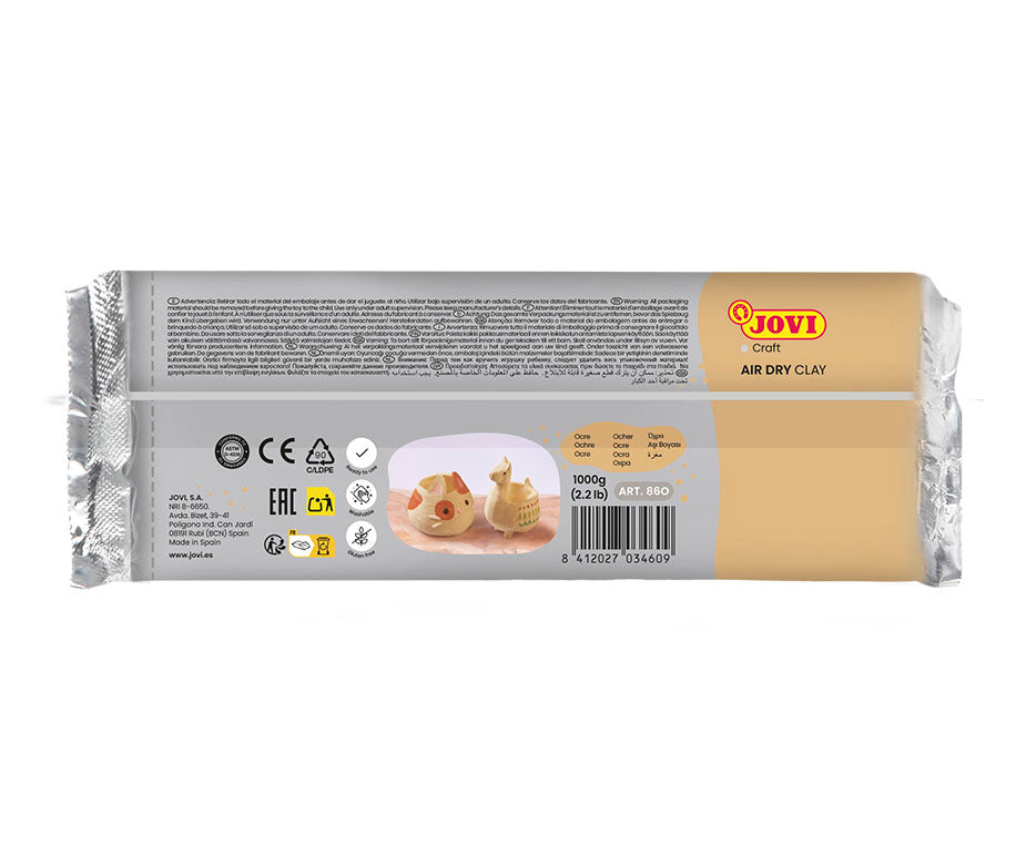 JOVI samotvrdnúca modelovacia hmota 250 g okrová