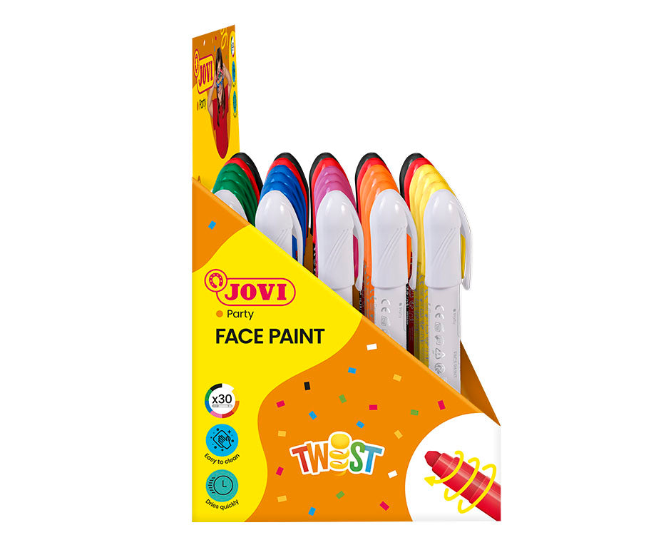 JOVI Twist sada farieb na tvár v tyčinkách display 30 ks