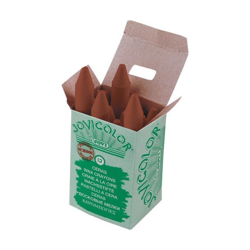 Jumbo voskovka JOVI Jovicolor 12 mm – rôzne odtiene – svetlohnedá