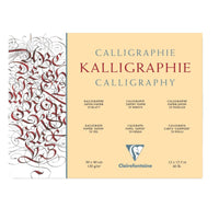Kaligrafický blok CLAIREFONTAINE Ivory 130 g 25 listov – 24 × 30 cm