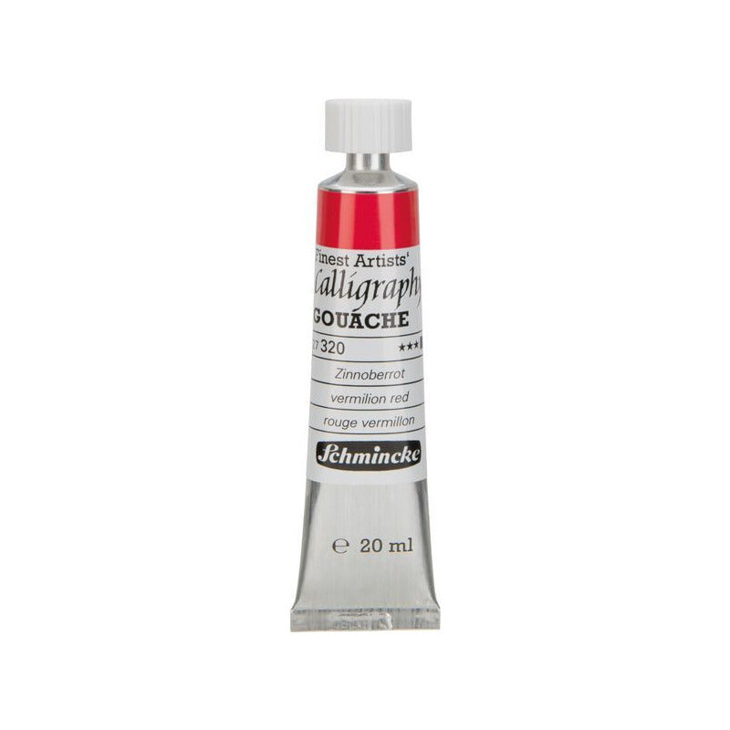 Kaligrafický gvaš Schmincke Calligraphy Gouache 20 ml – 320 rumelková červená