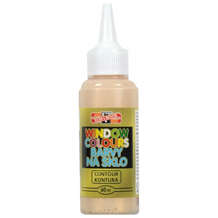 Kontúrovacie farby na sklo KOH-I-NOOR 60 ml – Zlatá