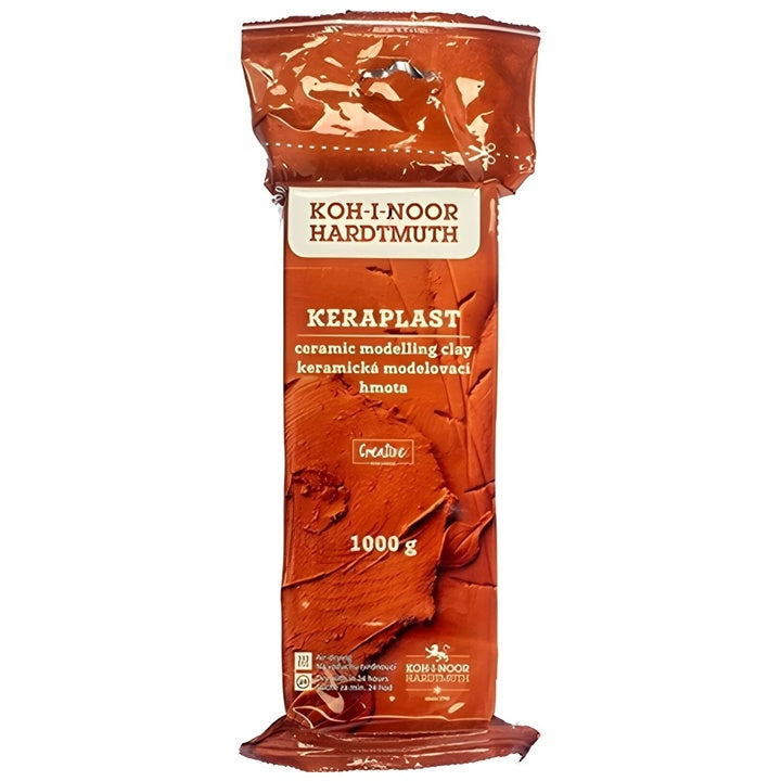 Modelovacia hmota KOH-I-NOOR Keraplast 1000 g – Terracotta