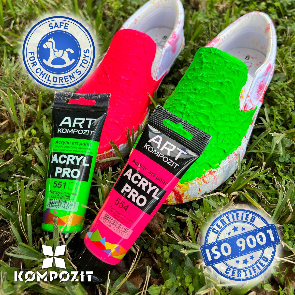 Fluorescenčná akrylová farba ACRYL PRO ART Kompozit 75 ml