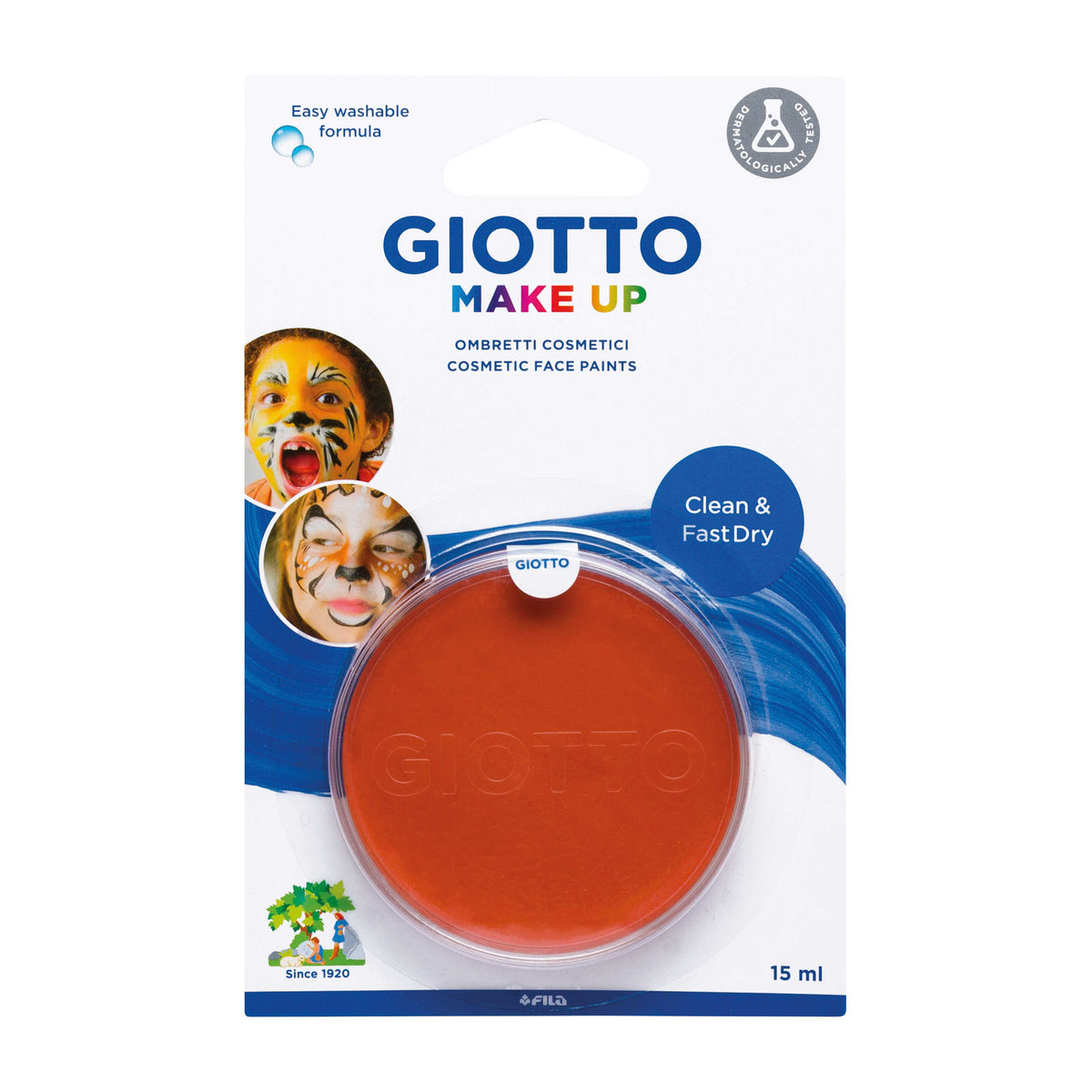 Kozmetická krémová farba na tvár GIOTTO Make Up 15 ml – oranžová