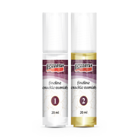 Krakelovací lak Pentart Fineline s jemnými prasklinami, 2-zložkový, 2x 20 ml sada