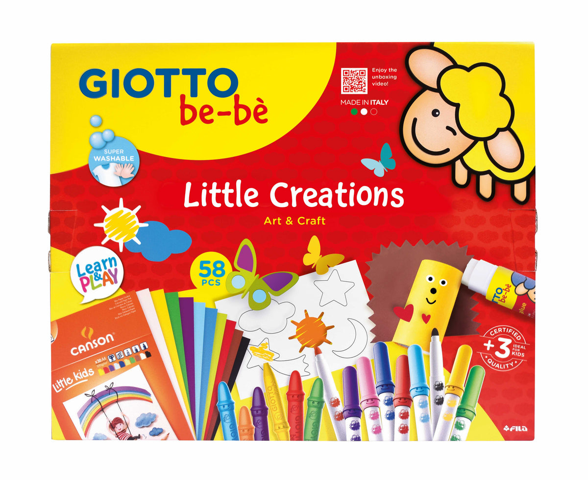 Kreatívna sada na tvorenie GIOTTO be-bè Little Creations 58 ks