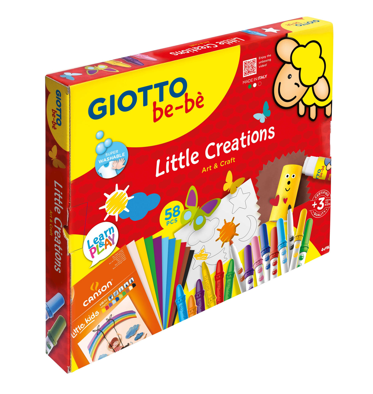 Kreatívna sada na tvorenie GIOTTO be-bè Little Creations 58 ks
