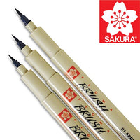 Kreatívne pero SAKURA Pigma Brush | rôzne farby — obrázok 2