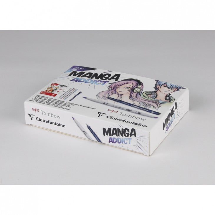 Kresliaca sada na mangu Clairefontaine Manga Addict Tombow A5 - 50 listov