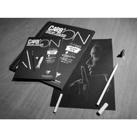 Kresliaci blok s čiernym papierom CLAIREFONTAINE Carb'On 120 g/m² – 20 listov