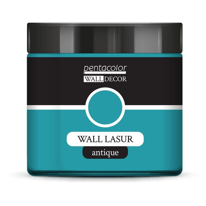 Lazúra na stenu s antickým efektom Wall Decor 500 ml – Patinová modrá