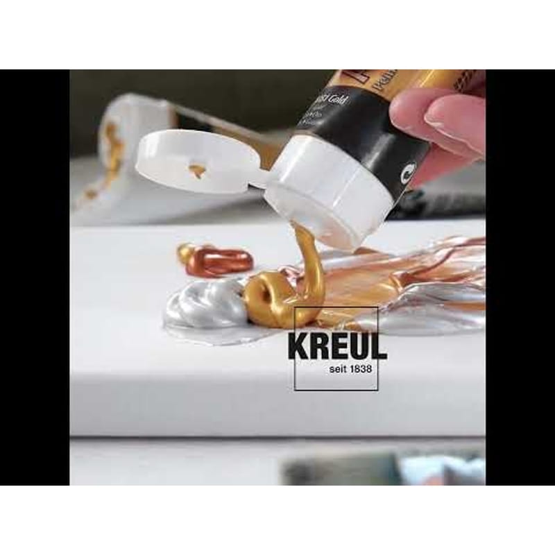 Metalické akrylové farby El Greco - Kreul / sada 4 x 75 ml