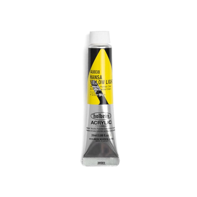 Profesionálne akrylové farby Heavy Body - Holbein | žlté odtiene