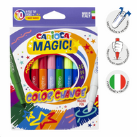 Magické fixky meniace farbu Carioca, 10 ks, mix farieb