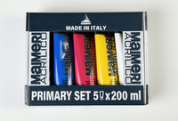 Maimeri Acrilico sada akrylových farieb Primary 200 ml