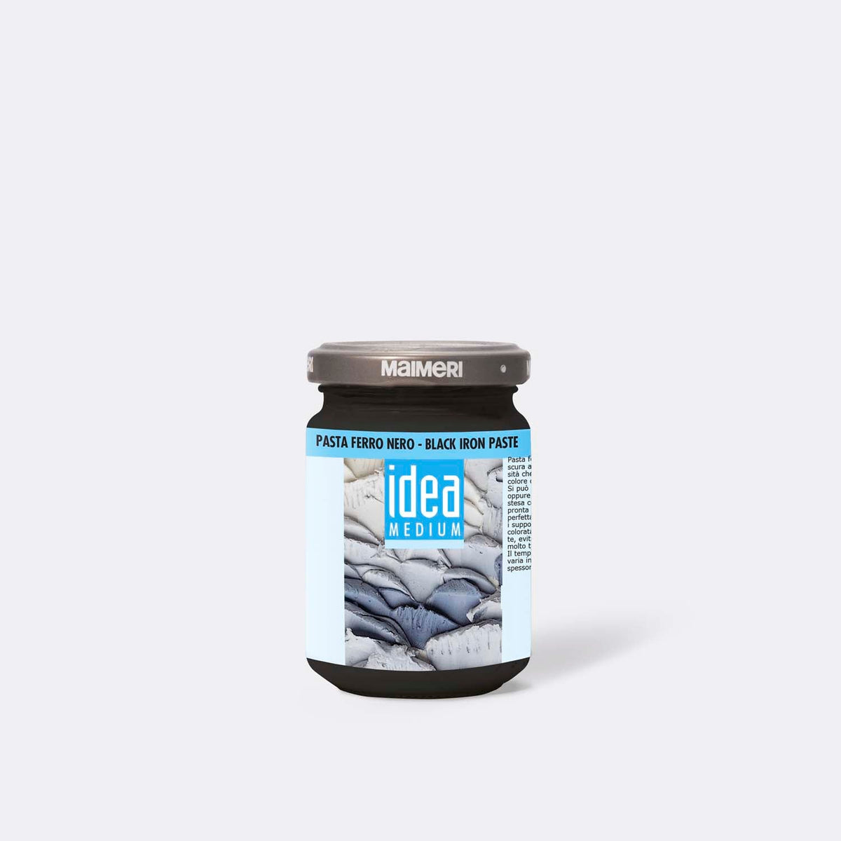Maimeri akrylová čierna pasta Black Iron Paste 125 ml