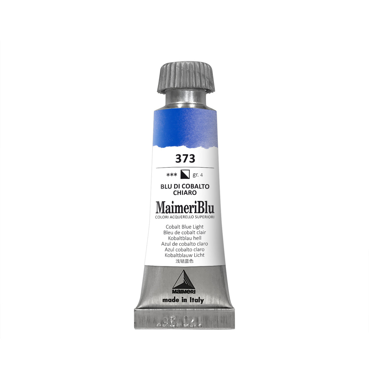 Profesionálna akvarelová farba MAIMERI Maimeri Blu 12 ml – Kobaltová modrá svetlá