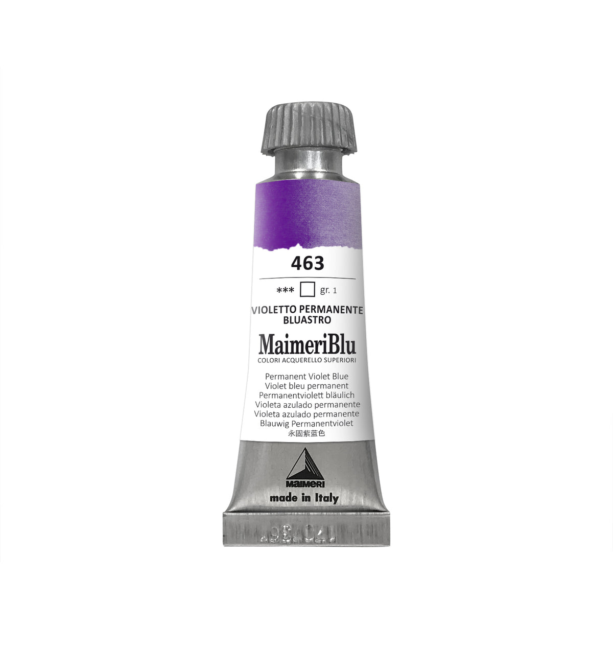 Profesionálna akvarelová farba MAIMERI Maimeri Blu 12 ml – Permanentná fialovo-modrá