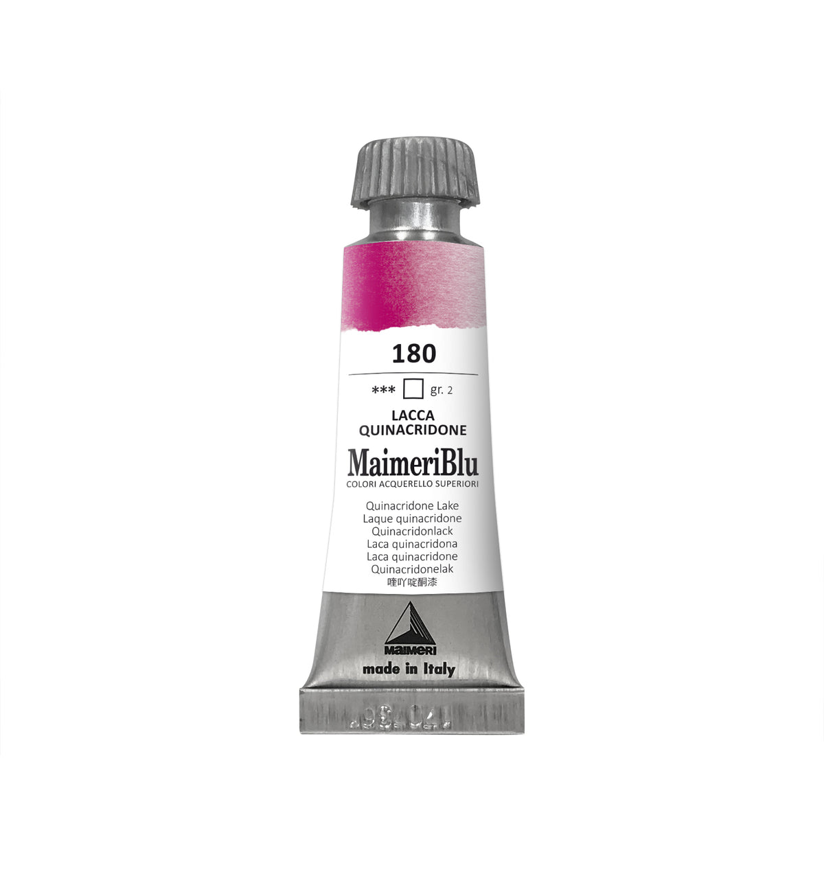 Profesionálna akvarelová farba MAIMERI Maimeri Blu 12 ml – Chinakridónový lak